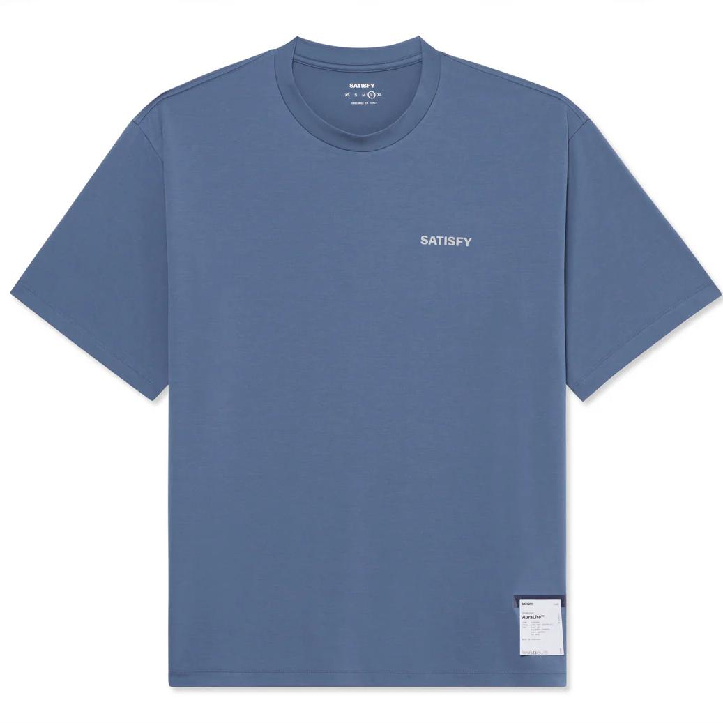 Satisfy Auralite Tee SS25 - Vintage Indigo
