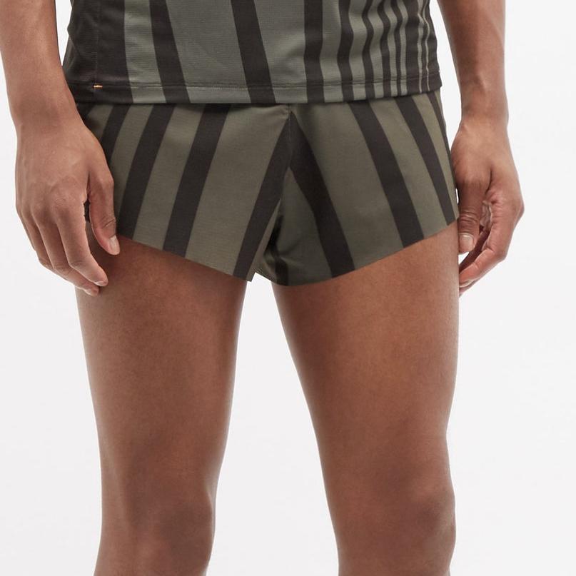 SOAR Running Striped Track Shorts