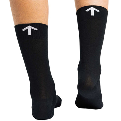 Chance Arow Lightweight Trail Sock - Black and White