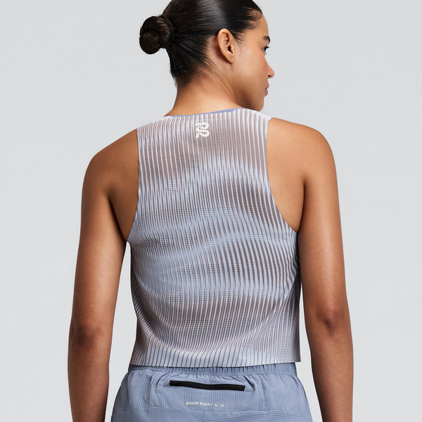 Bandit Women's CoolGrid™ Race Singlet - Pavilion Blue
