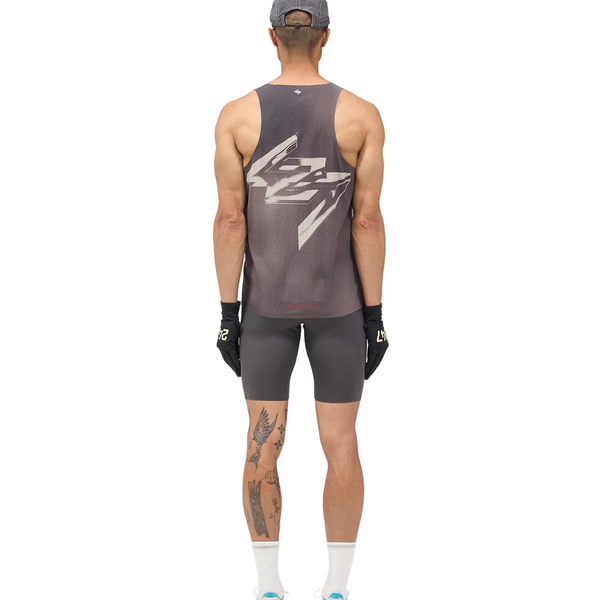 247 Represent Sydney Race Singlet -  Washed Grey