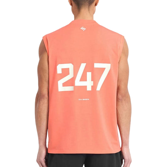 247 Represent Oversized Tank - Coral