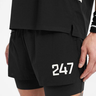 247 Represent Trail Shorts - Black