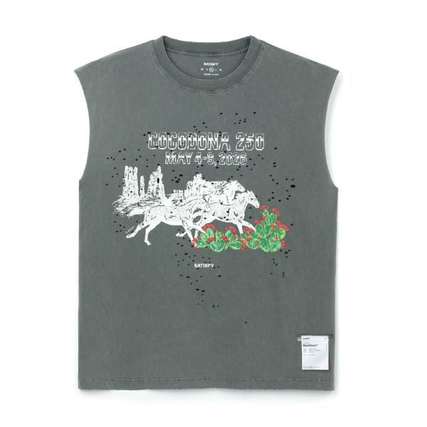 Mothtech Muscle Tee Cocodona Horse - Faded Black