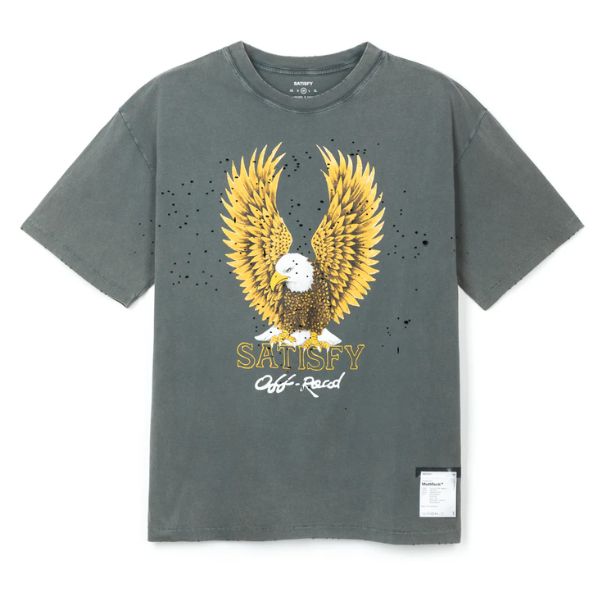 Satisfy MothTech Tee Eagle EST3 - Faded Black