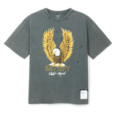 Satisfy MothTech Tee Eagle EST3 - Faded Black