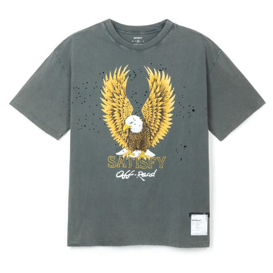 Satisfy MothTech Tee Eagle EST3 - Faded Black