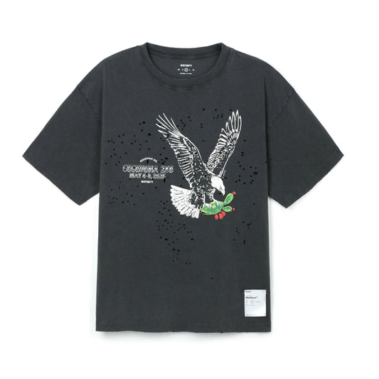 Satisfy Mothtech Tee Cocodona Eagle - Aged Black
