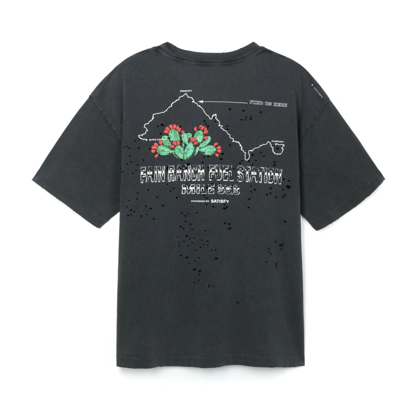 Satisfy Mothtech Tee Cocodona Eagle - Aged Black