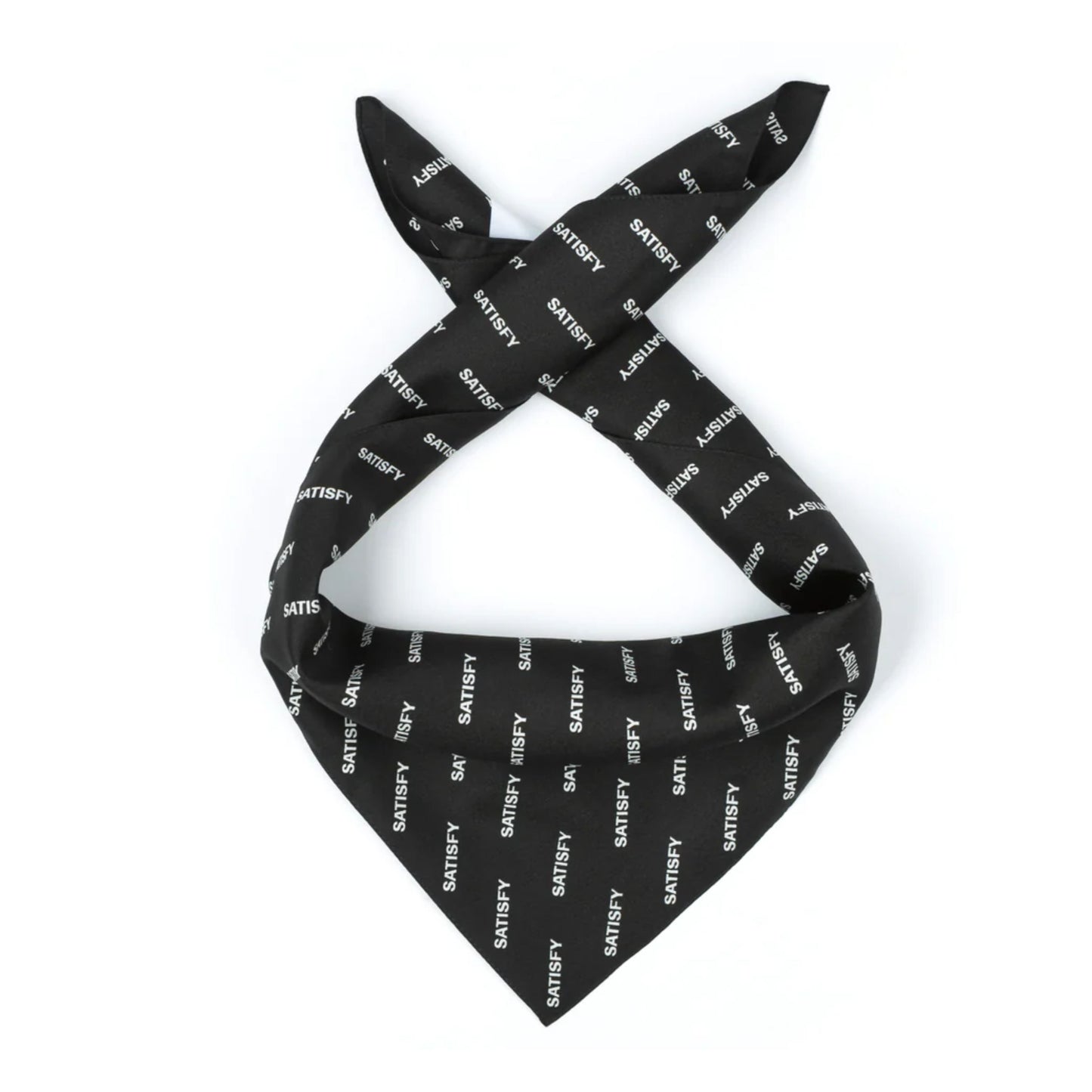 Satisfy SoftCell Carré de soie Bandana - Black SA