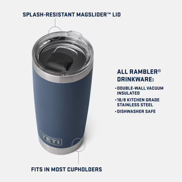 YETI Single Rambler Stackable Cup 20 Oz - Taupe