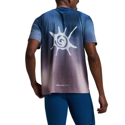 Bandit SS Performance Tee - Tranquil Blue Wave Print