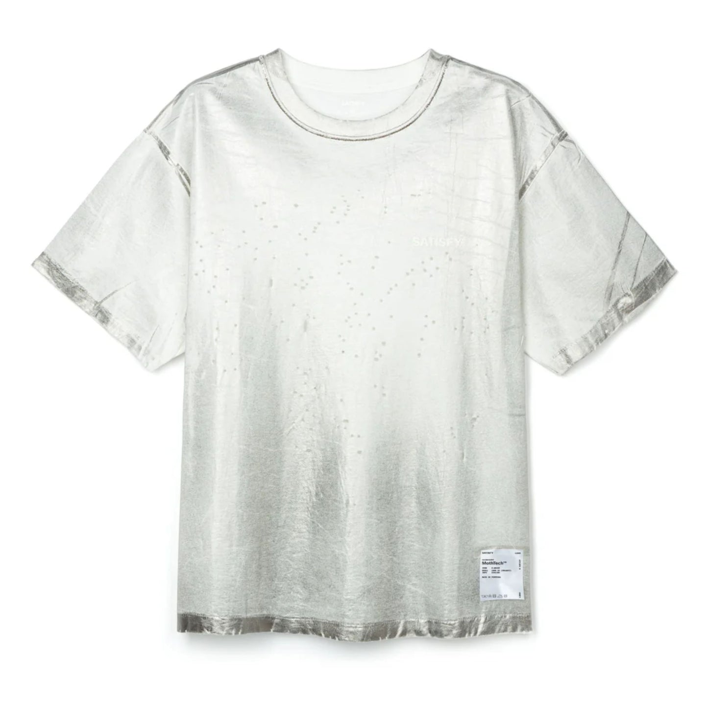 Satisfy Mothtech Tee - Silver Foil