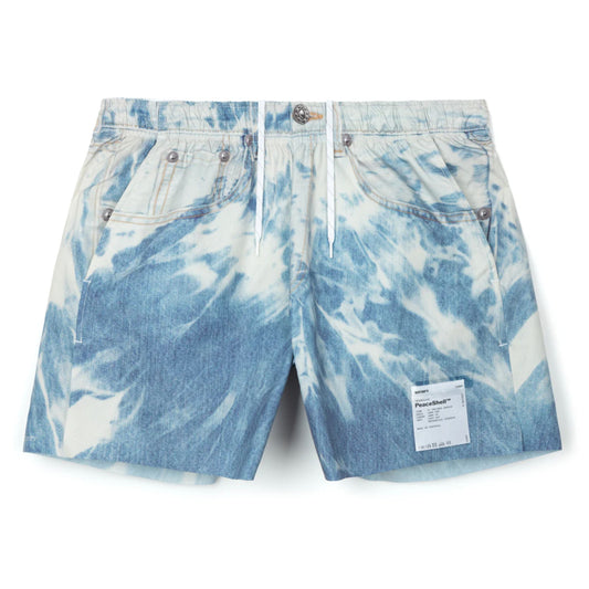 Satisfy PeaceShell 5" Unlined Shorts - Bleached Blue Denim