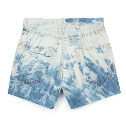 Satisfy PeaceShell 5" Unlined Shorts - Bleached Blue Denim