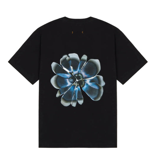Bandit Classic Cotton Tee Ink Blot Flower - Black