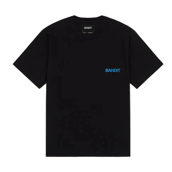 Bandit Classic Cotton Tee Ink Blot Flower - Black