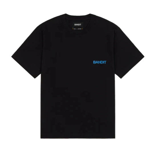 Bandit Classic Cotton Tee Ink Blot Flower - Black