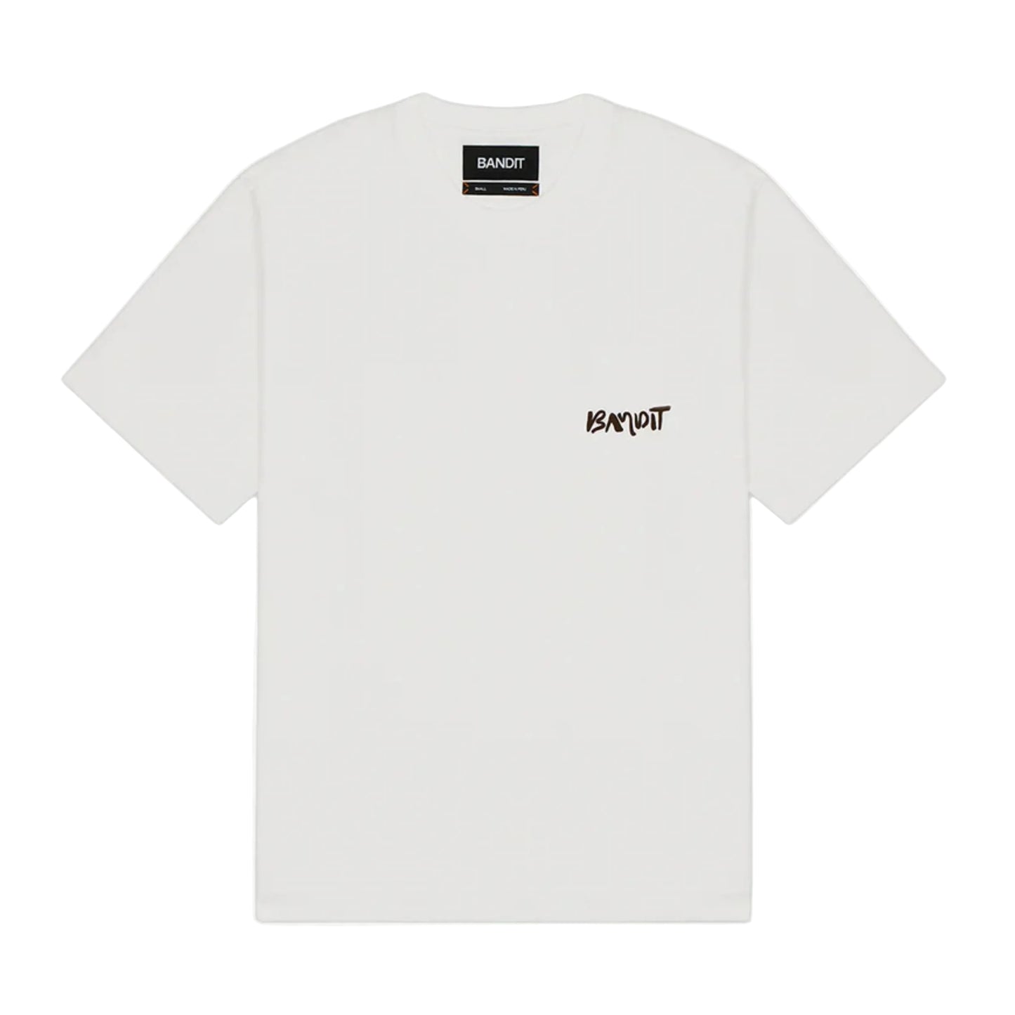 Bandit 26 Classic Cotton Tee Stylized Current White