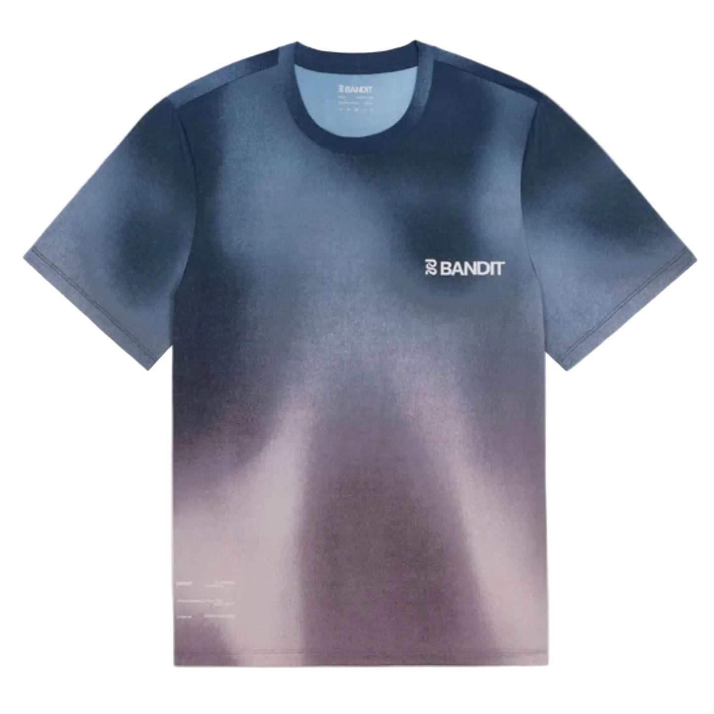 Bandit SS Performance Tee - Tranquil Blue Wave Print