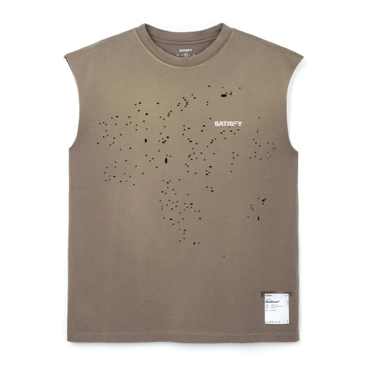 Satisfy Mothtech Muscle Tee - Sun Bleached Falcon SAB