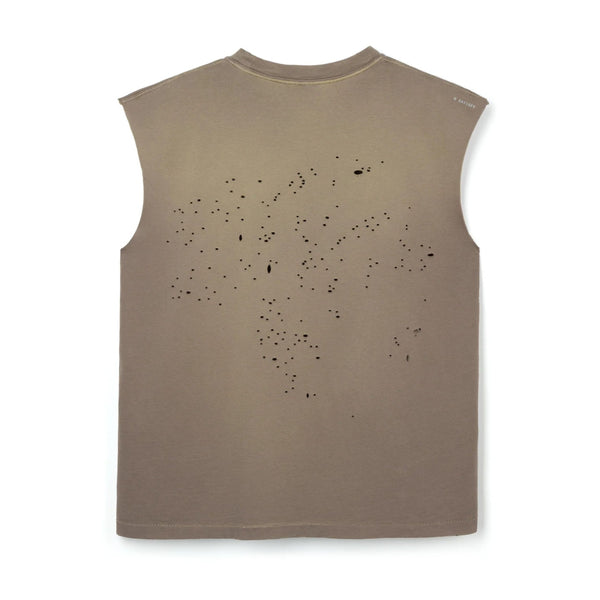 Satisfy Mothtech Muscle Tee - Sun Bleached Falcon SAB