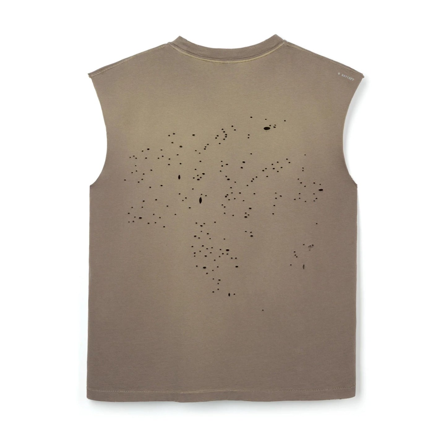 Satisfy Mothtech Muscle Tee - Sun Bleached Falcon SAB