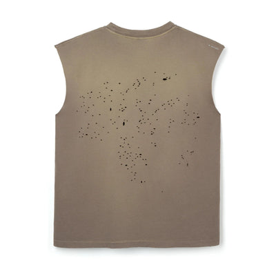 Satisfy Mothtech Muscle Tee - Sun Bleached Falcon SAB