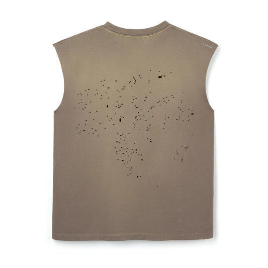 Satisfy Mothtech Muscle Tee - Sun Bleached Falcon SAB