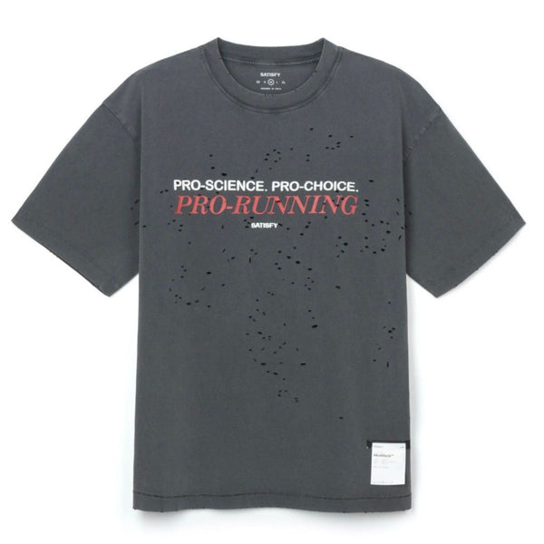 Satisfy Mothtech Tee Pro Running - Aged Black
