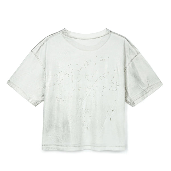 Satisfy Mothtech Tee Women’s - Silver Foil