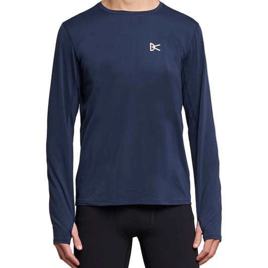 District Vision Deva LS Tee Navy