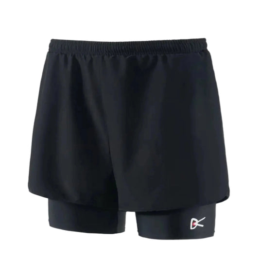District Vision Layered Trail Shorts - Black Black