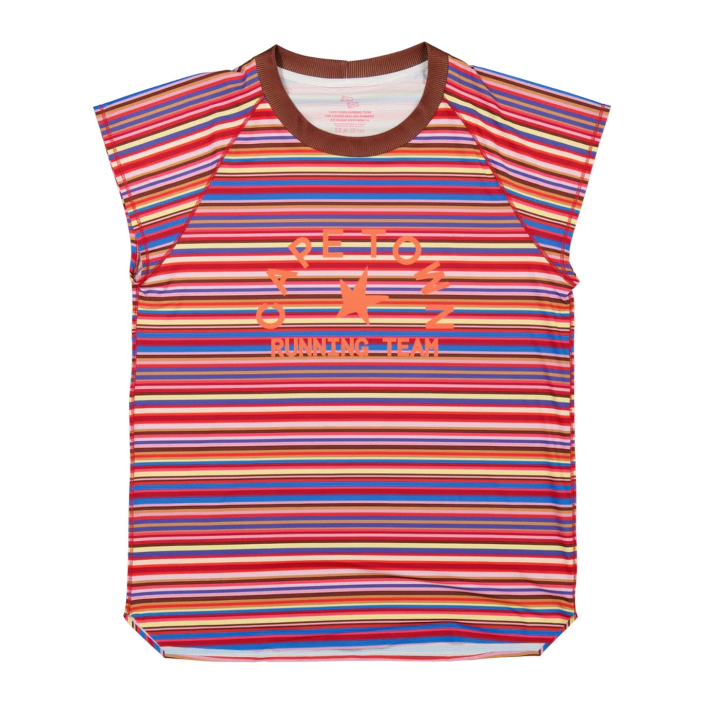 Alex Zono Tee Cape Town Running Team Marathon - Multiple Stripe