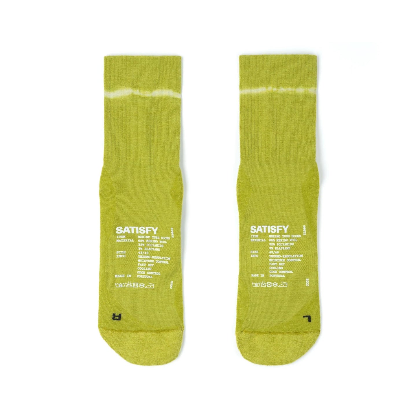 Satisfy Merino Nylon Socks - Grenoble Green