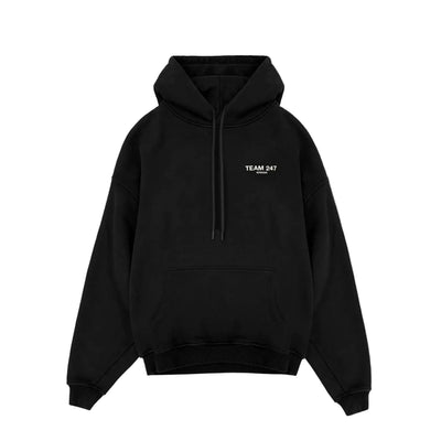 247 Team Oversized Hoodie - Black