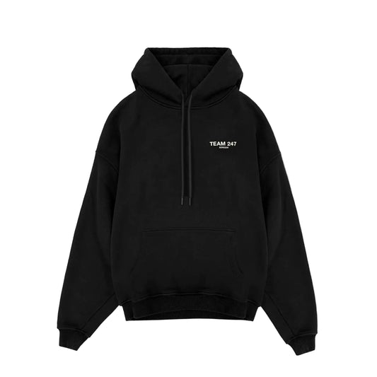 247 Team Oversized Hoodie - Black