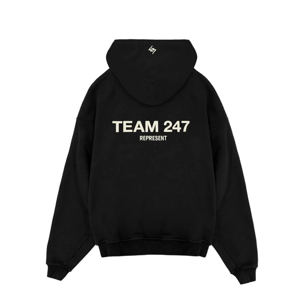 247 Team Oversized Hoodie - Black