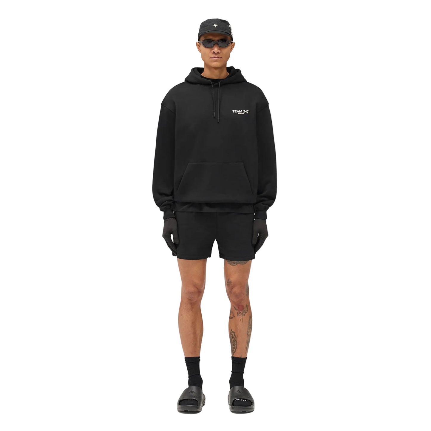 247 Team Oversized Hoodie - Black