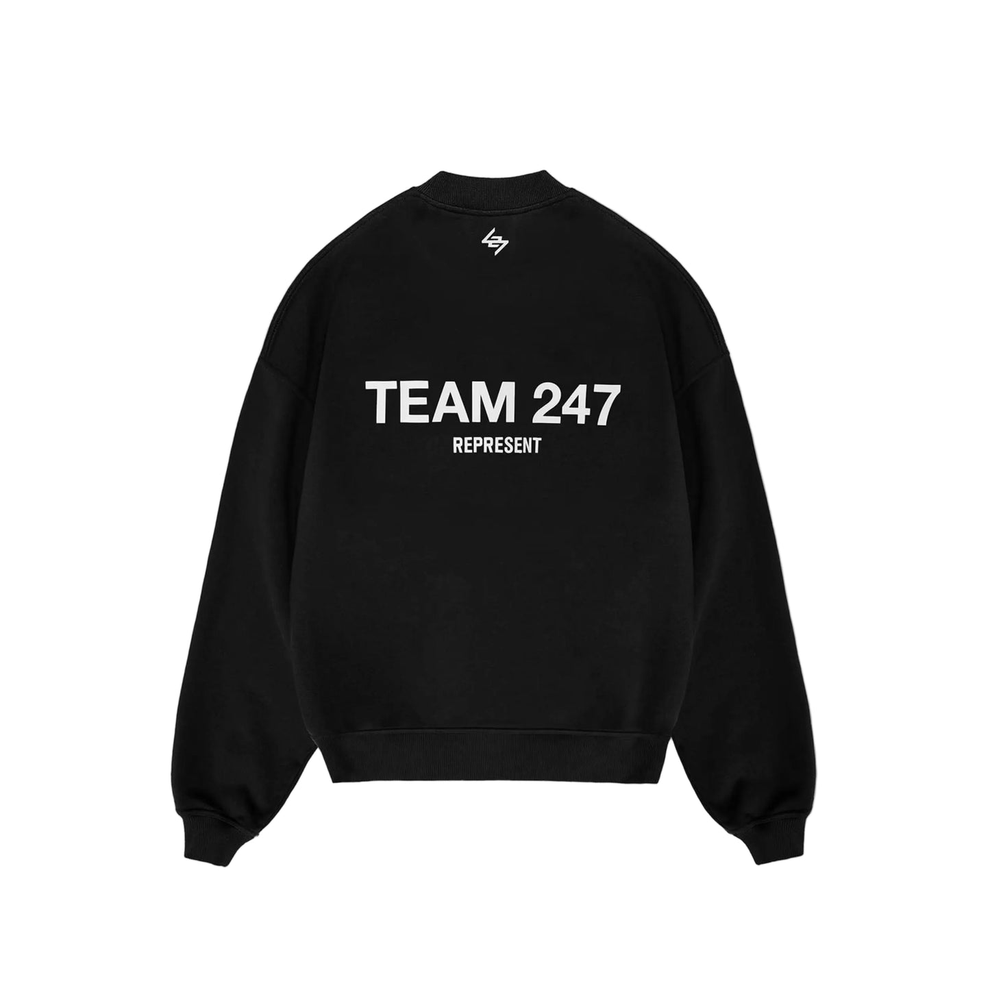 247 Team Oversized Crew - Jet Black