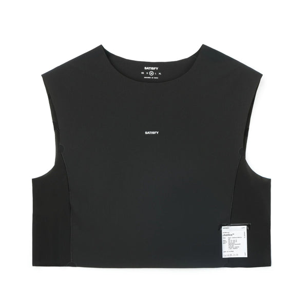 Satisfy Justice Trail Cropped Muscle Tee - Black