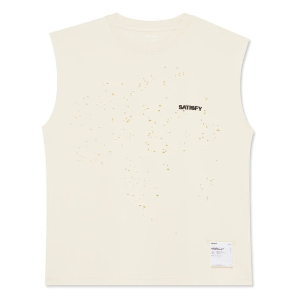 Satisfy Mothtech Muscle Tee - Aged Ecru