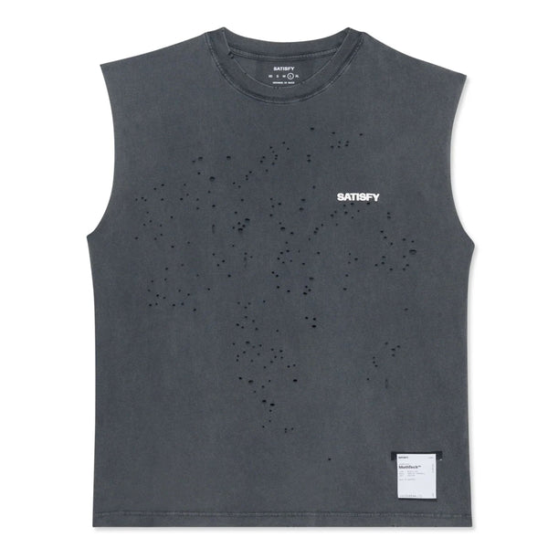 Satisfy Mothtech Muscle Tee - Aged Black