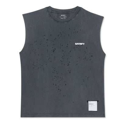 Satisfy Mothtech Muscle Tee - Aged Black
