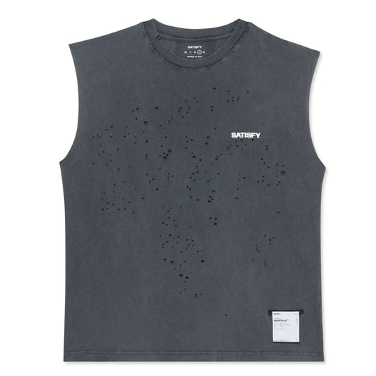 Satisfy Mothtech Muscle Tee - Aged Black