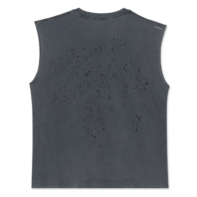 Satisfy Mothtech Muscle Tee - Aged Black