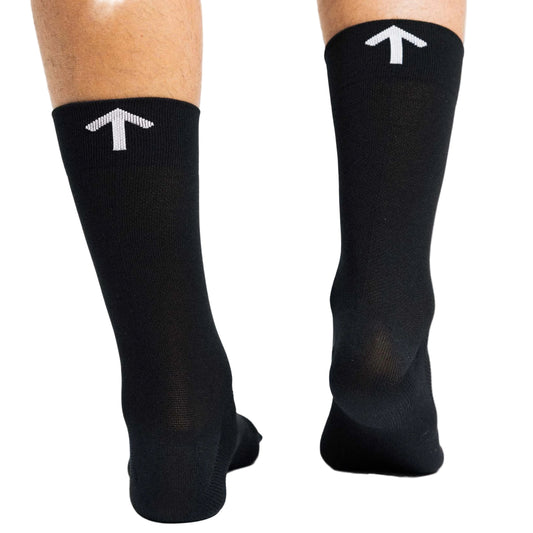 Chance Arow Padded Trail Sock - Black and White