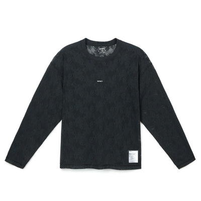Satisfy Space Lace Long Tee - Black