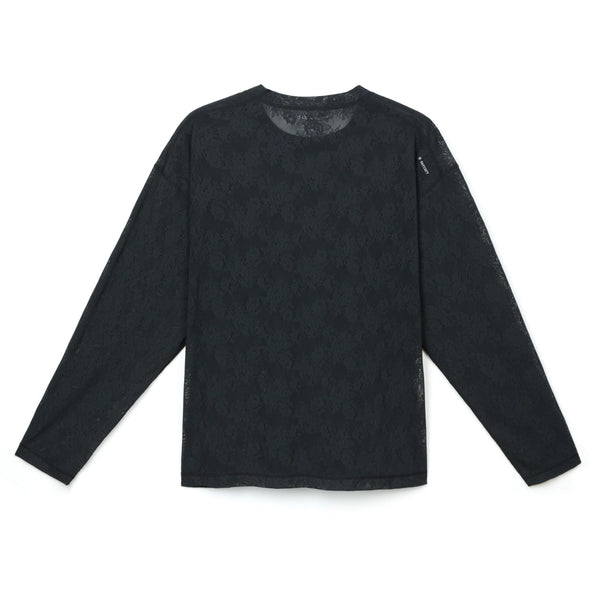 Satisfy Space Lace Long Tee - Black