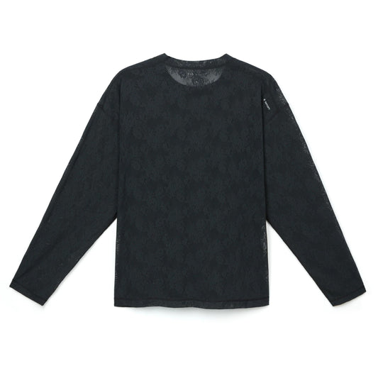 Satisfy Space Lace Long Tee - Black